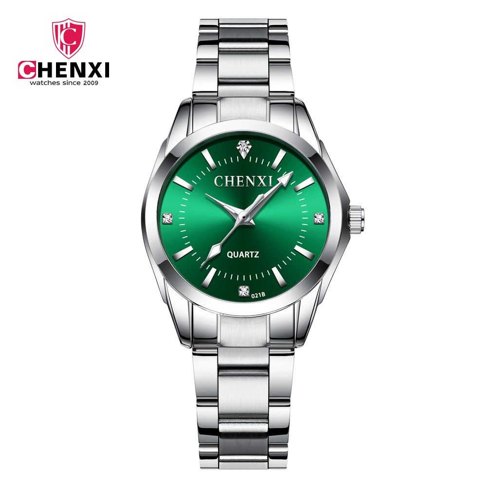 [HÀNG CHÍNH HÃNG]Đồng Hồ Nữ CHENXI Giá Rẻ Dây Kim Loại Cao Cấp Mặt Đồng Hồ Đính Đá Đẹp,Chống thấm nước,Bảo hành 12