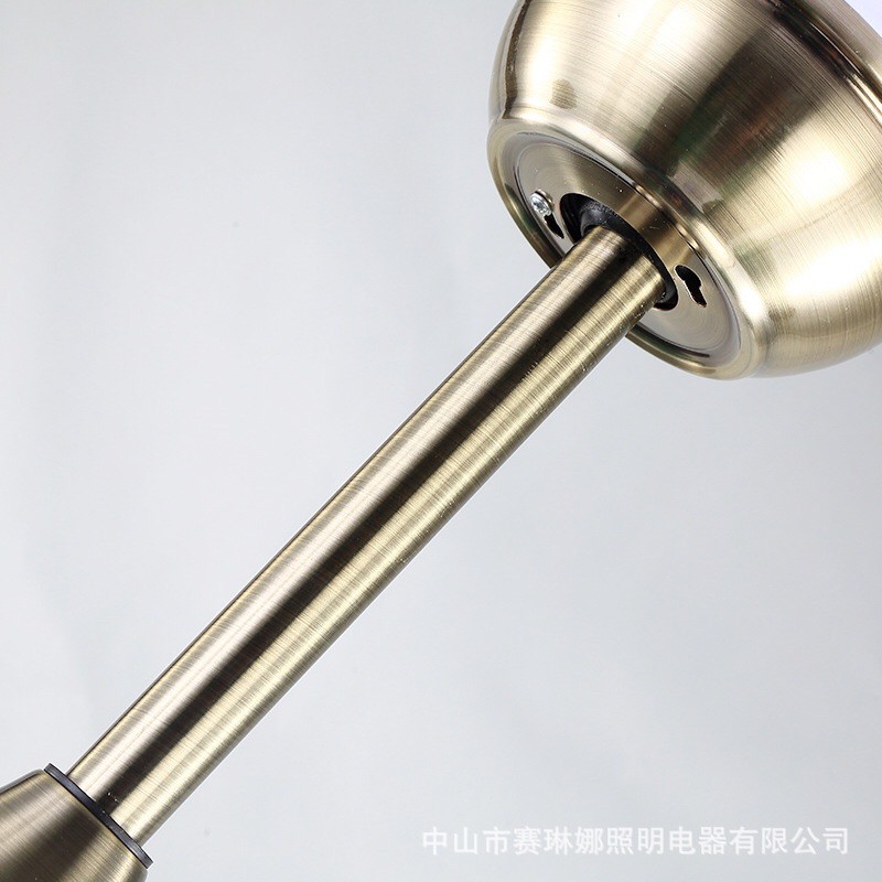 Quạt trần đèn nâu gỗ 121 hàng cao cấp