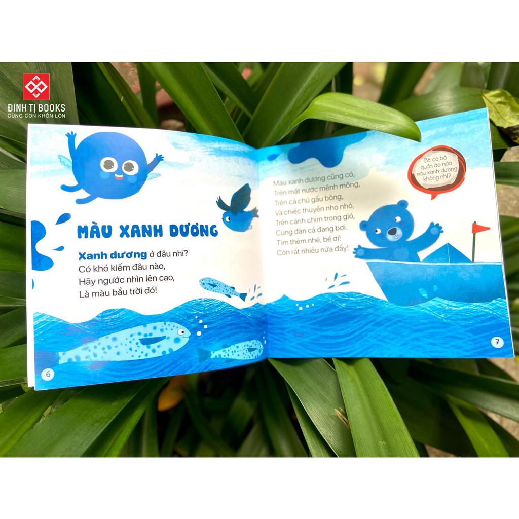 Sách - Thơ hay cho bé học về Nông trại, Sở thú, Hình dạng, Màu sắc - Cho trẻ 3 - 6 tuổi - Đinh Tị Books