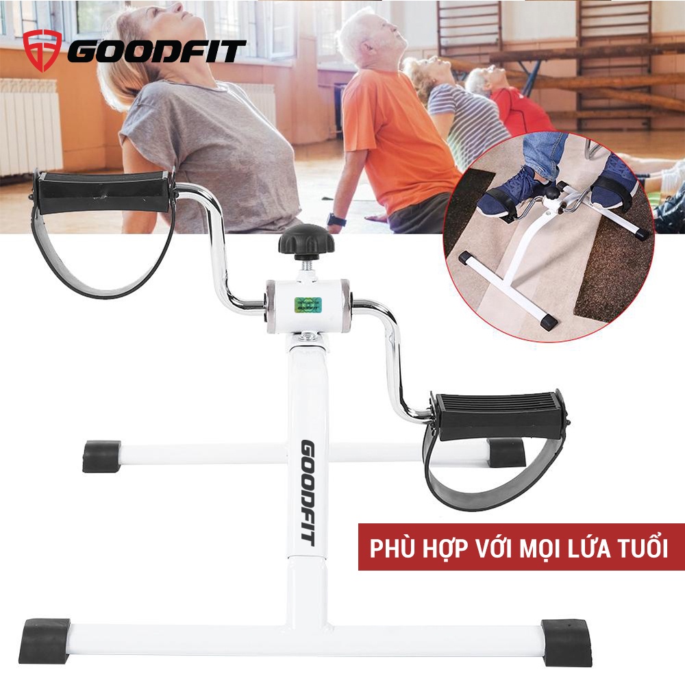 Xe đạp thể dục mini tháo lắp tại nhà, văn phòng GoodFit GF003MB