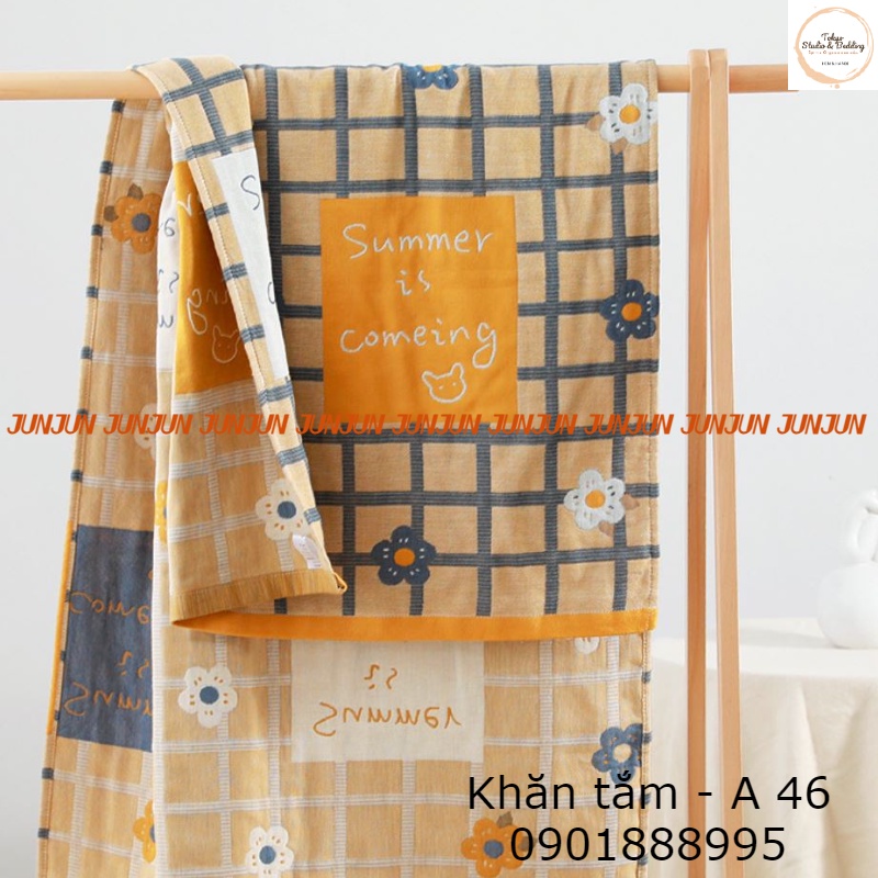 HOT🔴TH Khăn tắm xô Cotton Sợi Tre Organic siêu mềm