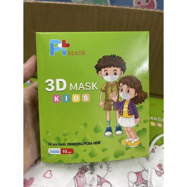 khẩu trang 3d trẻ em PT mark