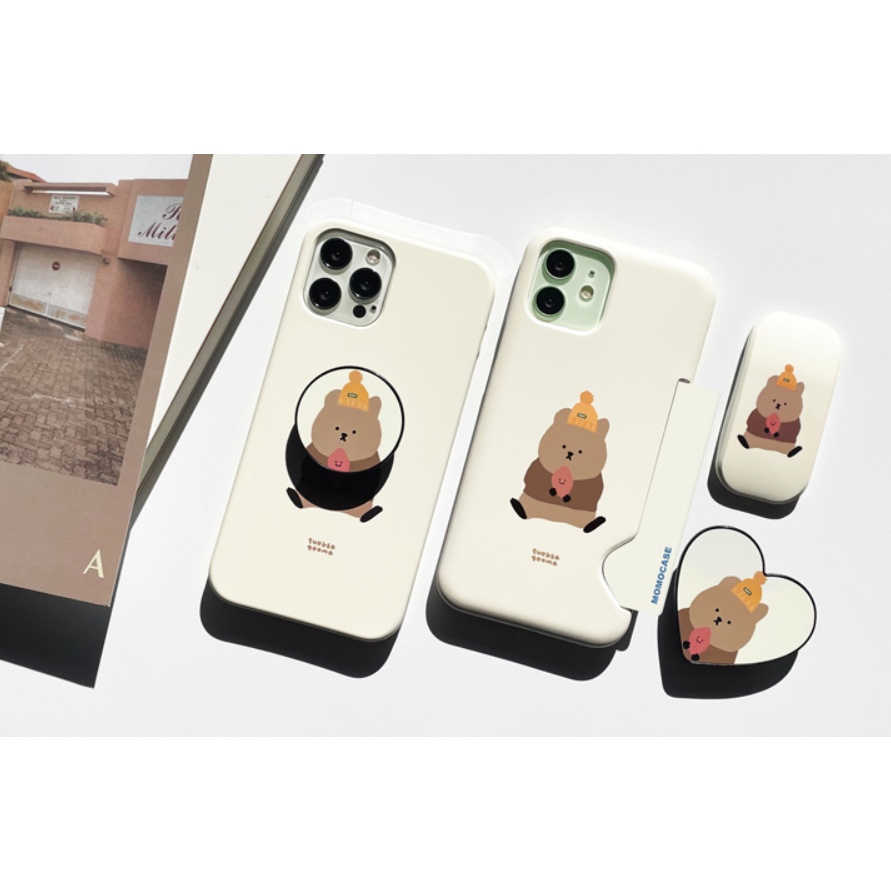 Korea MoMoCase Grips  Cute Case Compatible for iPhone All models  Samsung