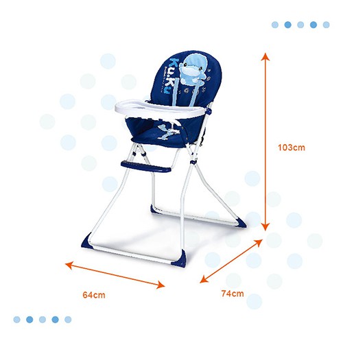 [ TP.HCM MIỄN PHÍ GIAO HÀNG ] Ghế ăn dặm cho bé ku.ku duckbill KU6033 xanh dương