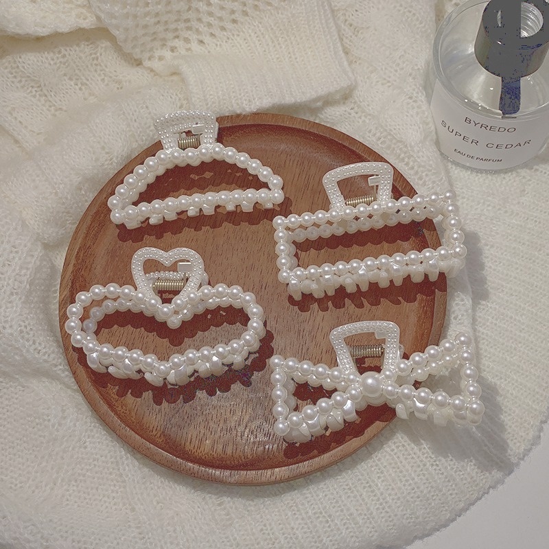 ✨✨Phụ Kiện Kẹp Tóc càng cua đính ngọc trai nhân tạo hàn quốc đẹp hot trend