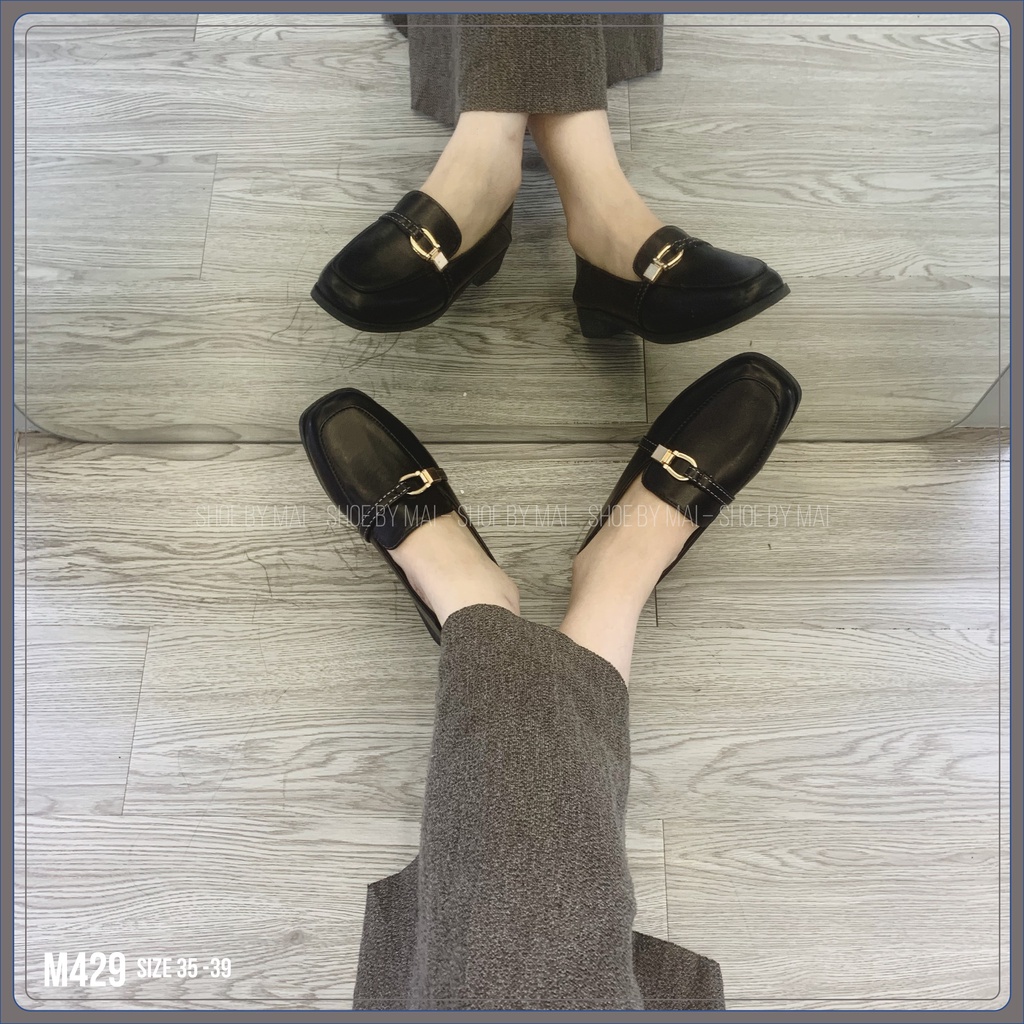 giày búp bê nữ, giày moca cá tính M429 SHOEBYMAI