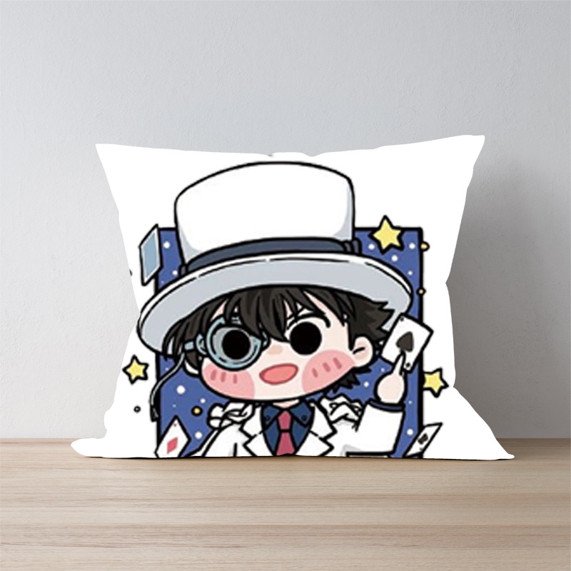 Gối in hình CONAN KAITO KID Thám tử lừng danh chibi anime xinh xắn tiện lợi chất đẹp