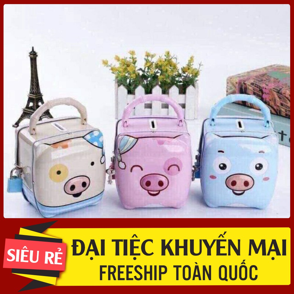 Két sắt mini hình con lợn siêu kute