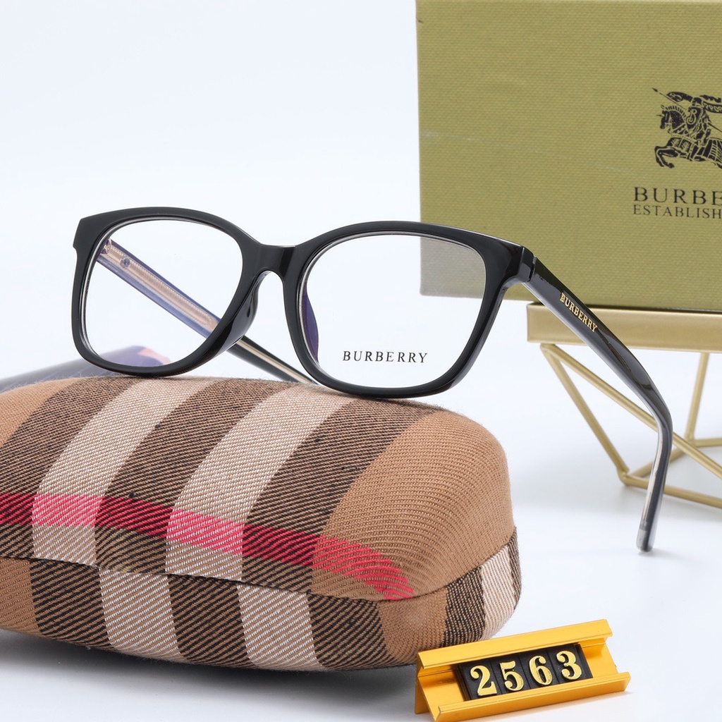 BURBERRY Mắt Kính Chống Ánh Sáng Xanh Thời Trang Mới 2022 Cho Cặp Đôi Cận Thị 2563