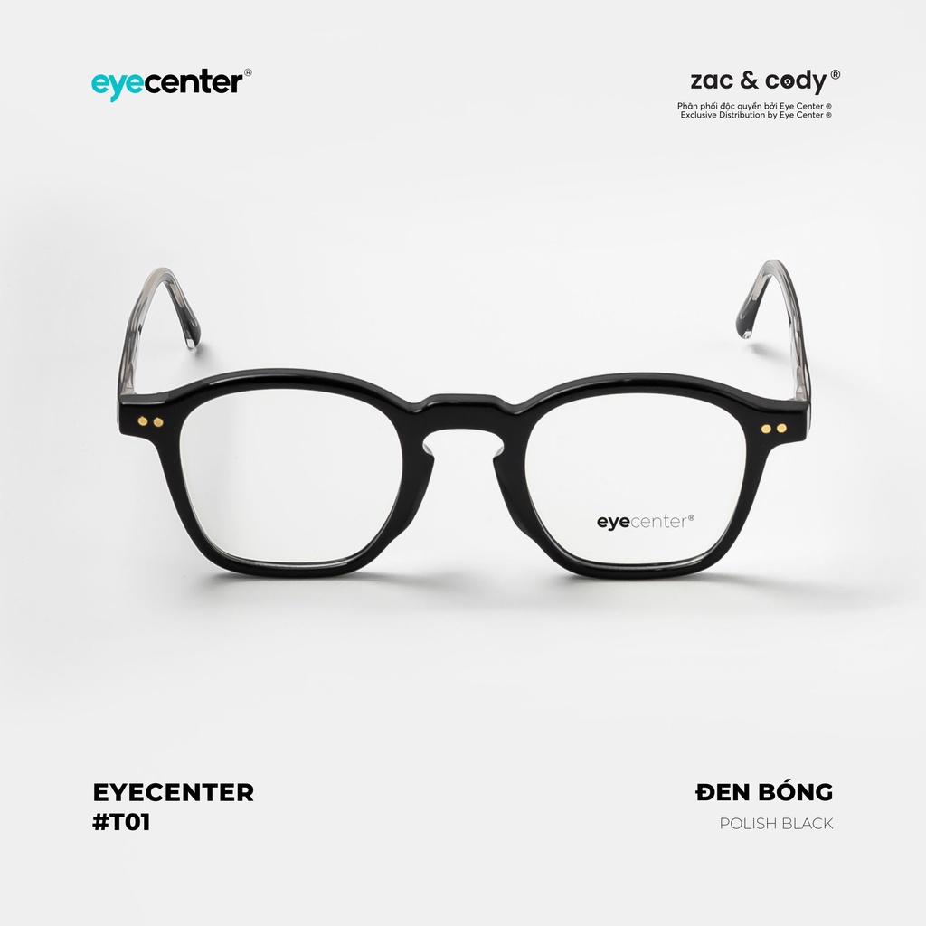 Gọng kính cận nam nữ chính hãng ZAC&CODY A116S lõi thép chống gãy cao cấp nhập khẩu by Eye Center Vietnam
