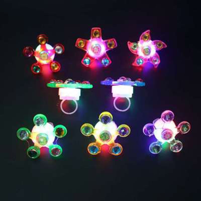 Con Quay Đồ Chơi Fidget Spinner Có Đèn Led Giúp Giảm Căng Thẳng Hiệu Quả