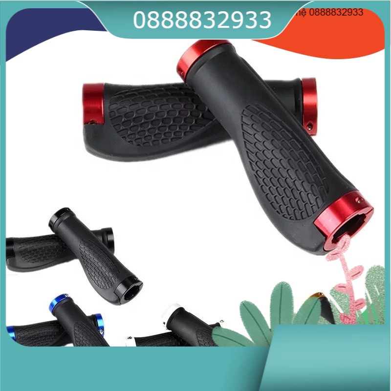 Bao tay Bọc tay lái cao su xe đạp vân mạng nhện chống trượt