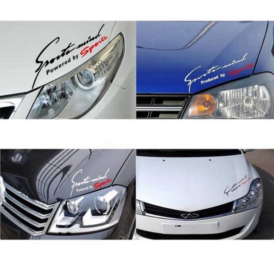 Chữ Sport Mind Dán Đầu Xe, Decal Trang Trí Nổi Bật Đẹp Mắt Cho Ô Tô | BigBuy360 - bigbuy360.vn