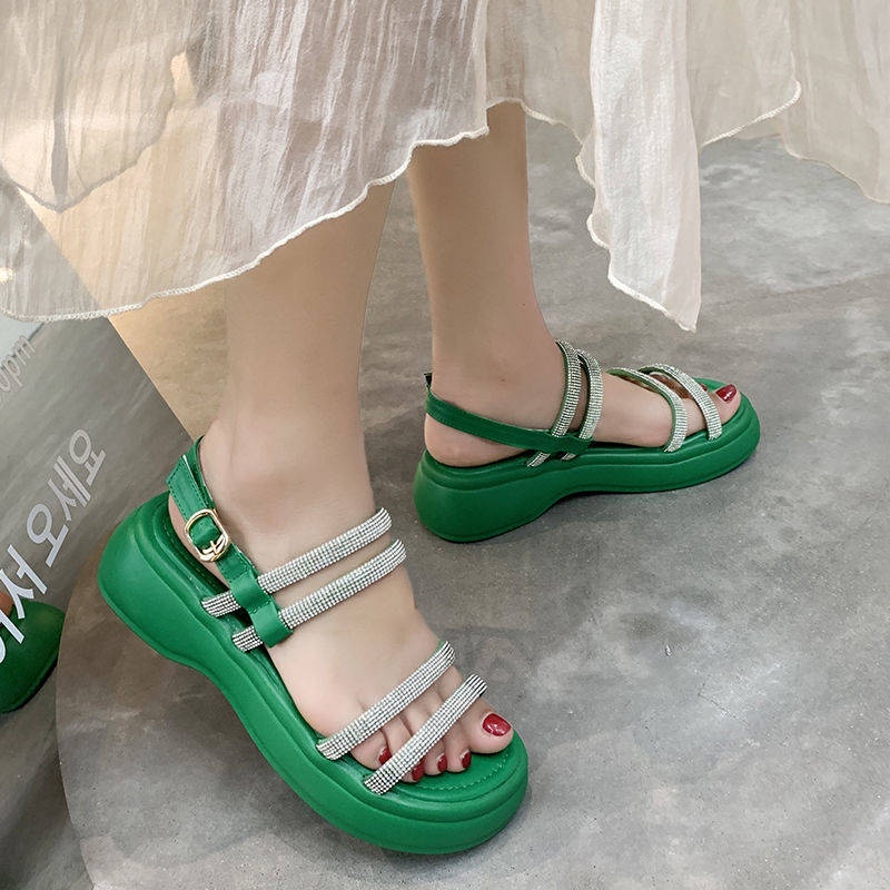 Giày Sandal Đế Dày Phong Cách Mới Mùa Hè Cho Nữ