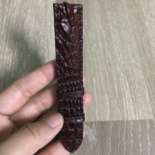 Dây đồng hồ da cá sấu thật 100%