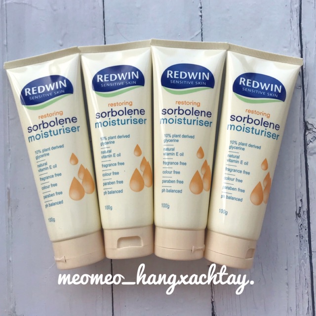 Kem dưỡng da toàn thân làm mềm REDWIN Sorbolene Moisturiser Restoring With Vitamin E 100g