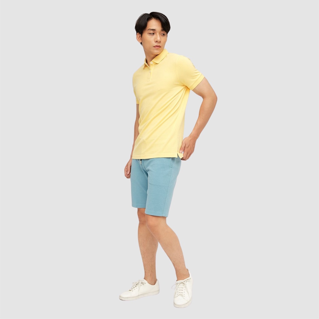 Quần thun short ngắn nam CIZA  vải cotton thiết kế dây rút trơn trẻ trung thoải mái size S M L XL QSTR10