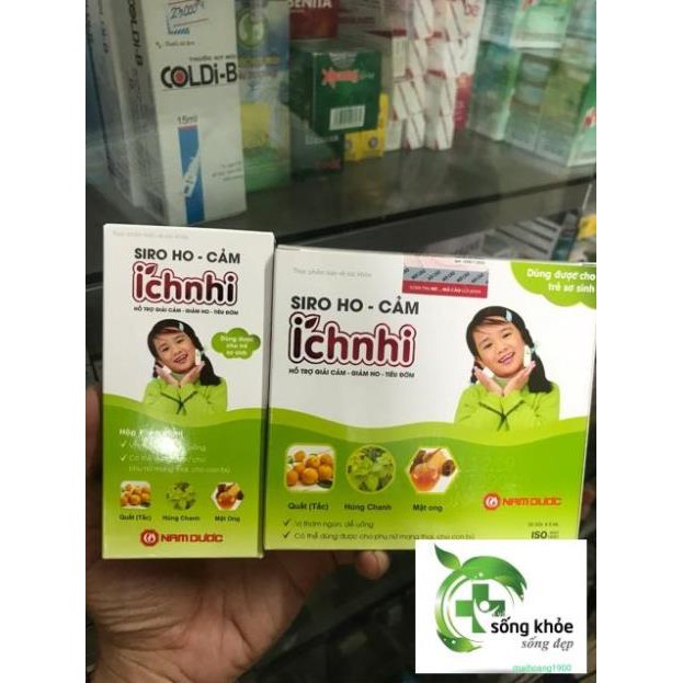( CHÍNH HÃNG) SIRO HO ÍCH NHI- hỗ trợ giảm ho