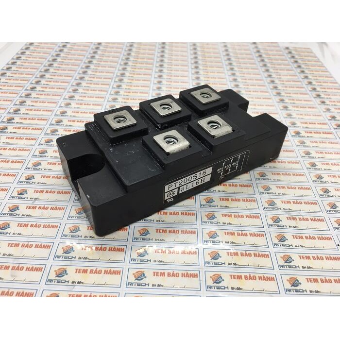 PT200S16A Diode cầu 3 pha 200A/1600V (Tháo máy)