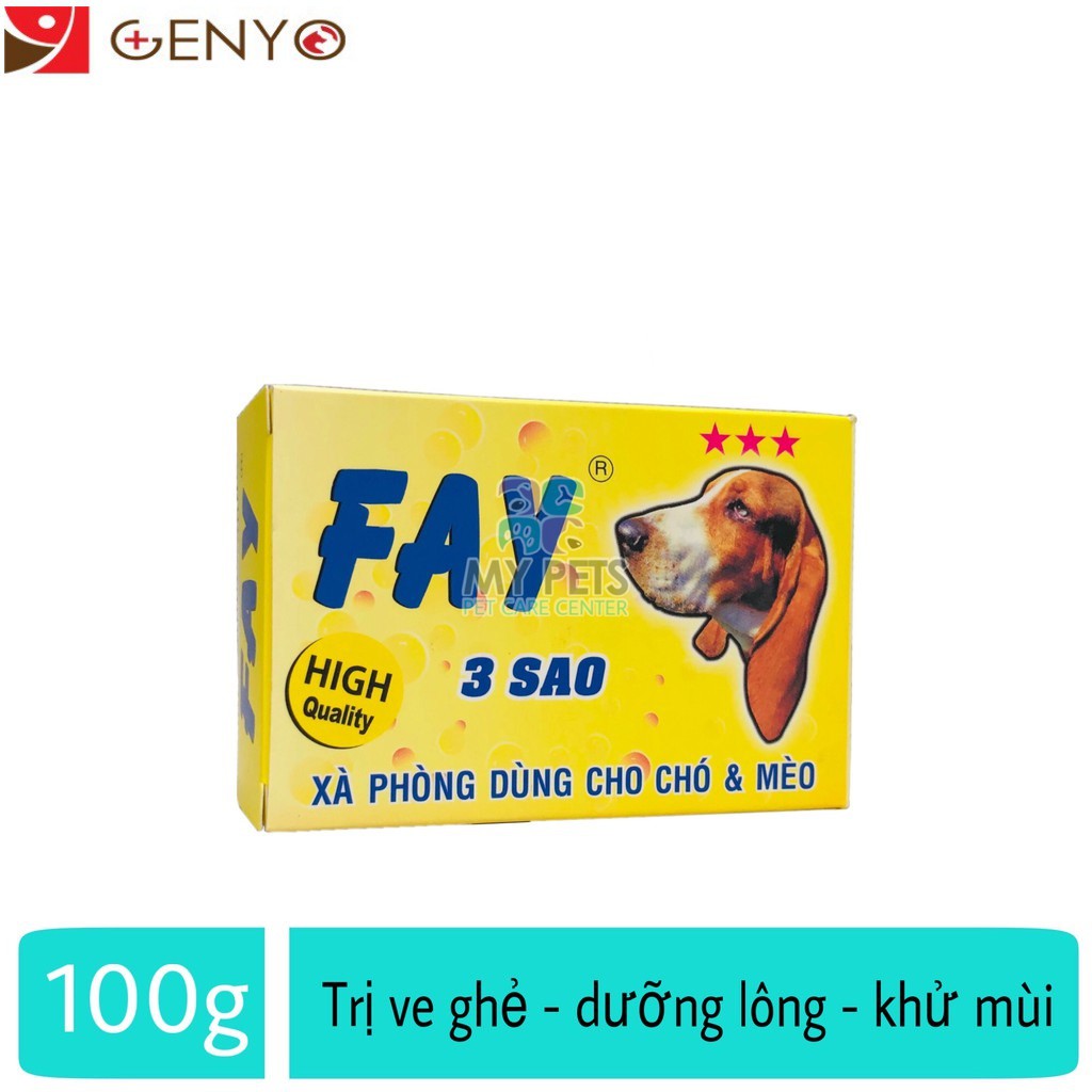 Xà Bông Cục Tắm Chó Mèo Trị Ve Ghẻ 3 sao Navi store