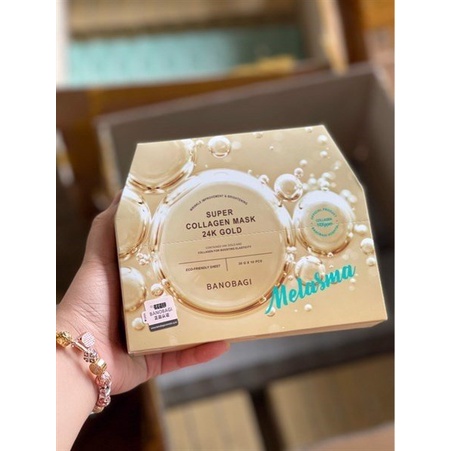 Mặt Nạ Banobagi Super Collagen Mask Mẫu Mới Wrinkle Improvement &amp; Brightening 30ml