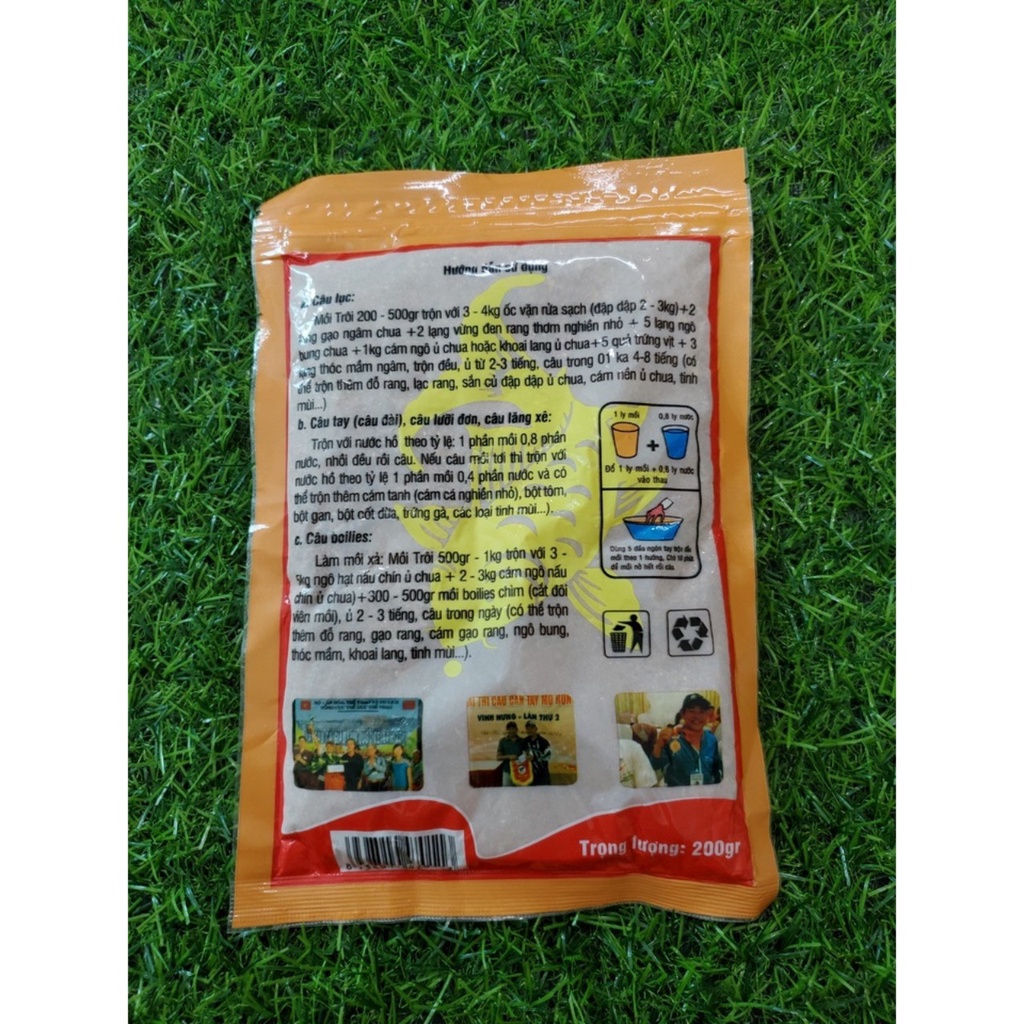 Mồi câu cá trôi Hùng Vương
