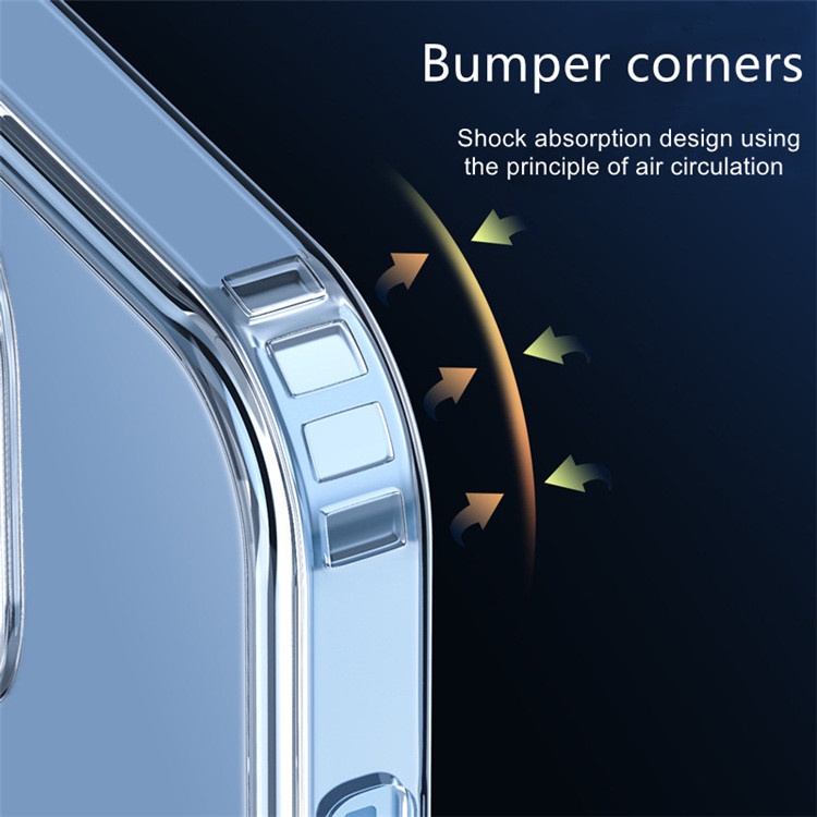 Ốp Điện Thoại Từ Tính Trong Suốt Chống Sốc Cho iPhone 11 12 13 14 Pro MAX XR X XS MAX 7 8 Plus 7 8