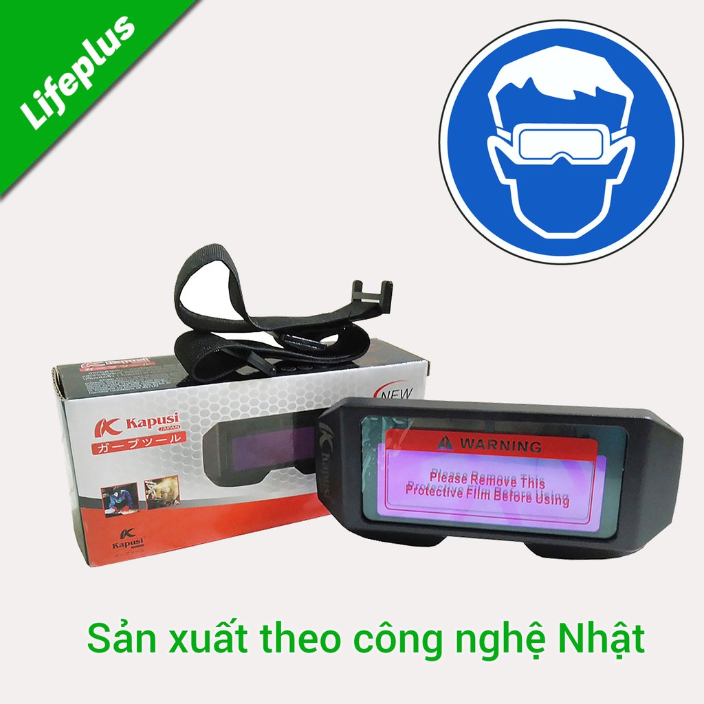 Kính hàn điện tử DIN3 - DIN11 Kapusi công nghệ Nhật Bản