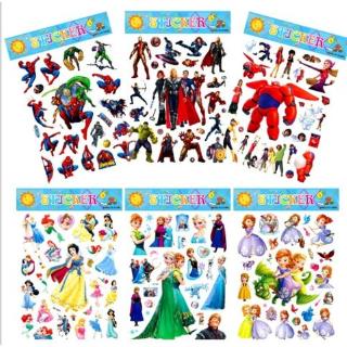 Sticker họa tiết hoạt hình 3D có thể lặp lại làm quà tặng sinh nhật cho bé