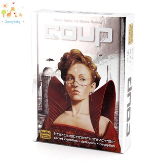 COUP The Dystopian Universe English Version Party Family Board Card Game