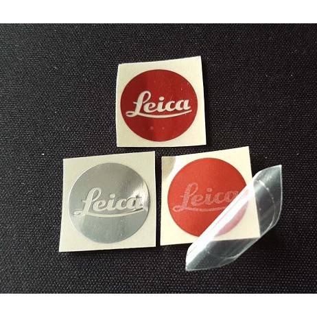 Miếng Dán Kim Loại In Hình logo leica Trang Trí Điện Thoại