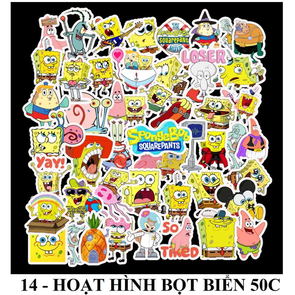 BÁN BUÔN- STICKER HOẠT HÌNH ANIME chống nước sticker dán mũ bảo hiểm, DÁN VALI DÁN laptop, DÁN BÌNH NƯỚC BÁNSIDAOPHUOT