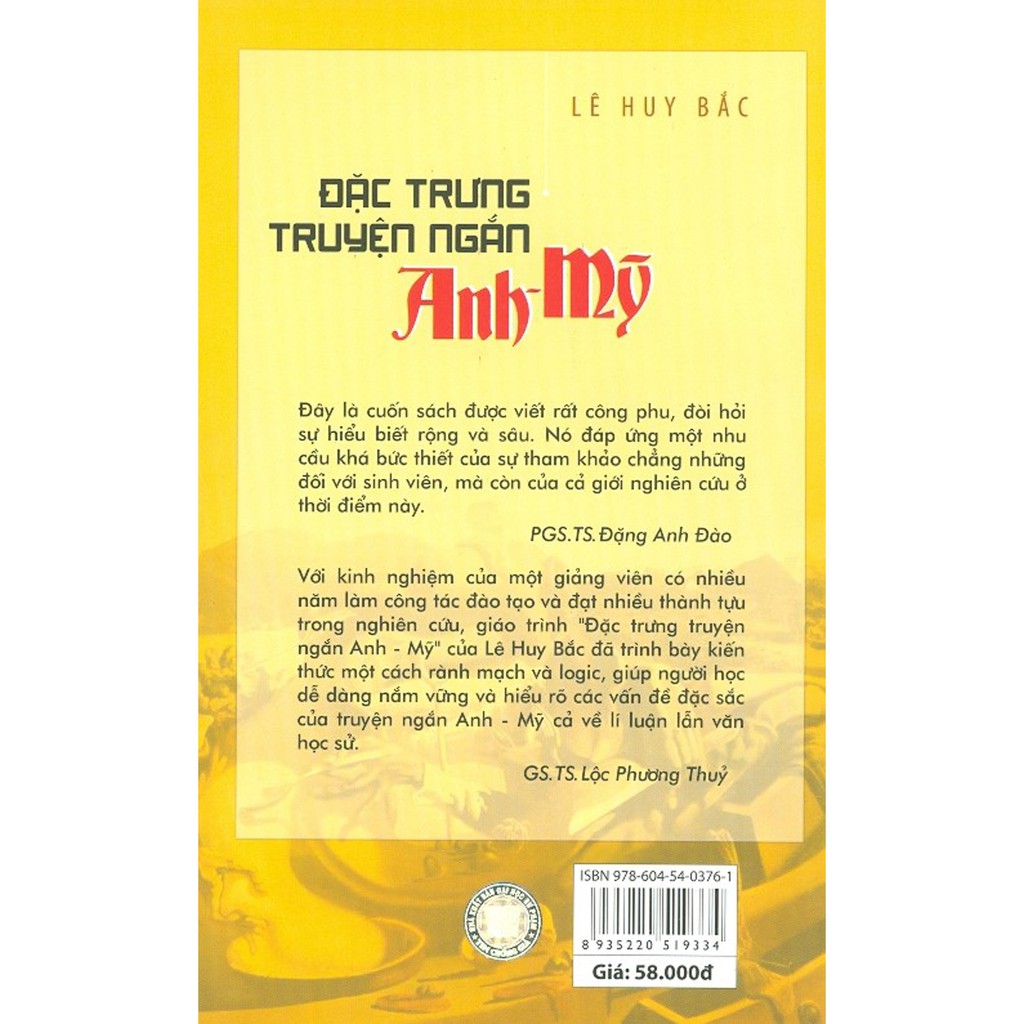 Sách - Đặc Trưng Truyện Ngắn Anh - Mỹ