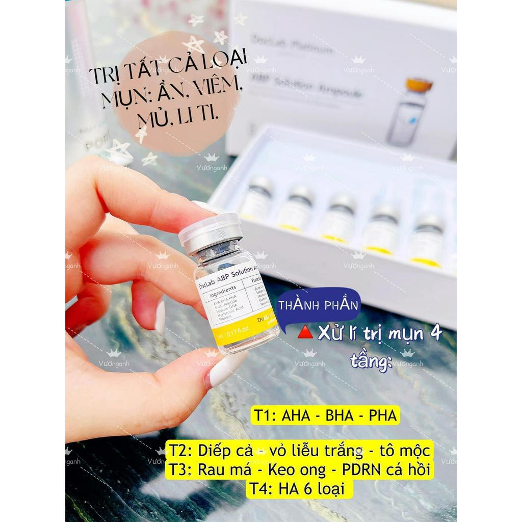 Combo Kem AZULENE 30ml + 1 ống Tế bào gốc mụn DOCLAB 5ml + kem vi gai nano SPICULE chiết 10ml Hàn Quốc