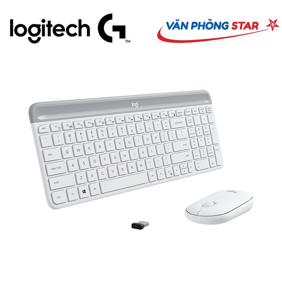 [FREESHIP] Combo bàn phím + Chuột không dây Logitech MK470 Slim tại vanphongstar. Chính hãng bảo hành 12 tháng