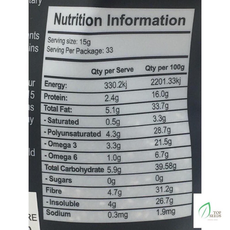 Hạt chia Black Bag Nhập khẩu Úc siêu rẻ (500g) | BigBuy360 - bigbuy360.vn