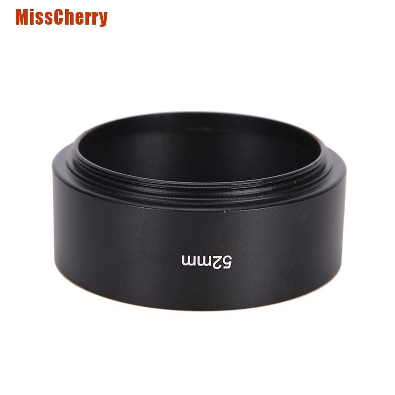 Tấm Che Nắng 52mm Bằng Hợp Kim Nhôm Cao Cấp Cho Canon Nikon