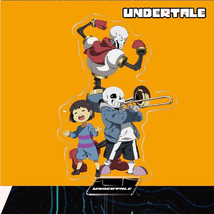 Standee IN HÌNH Undertale tượng acrylic game anime mica chibi trang trí trưng bày
