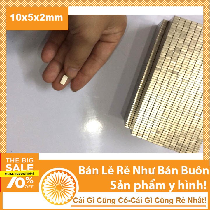 Nam châm 10x5x2mm cố định camera [Bộ 10 viên]