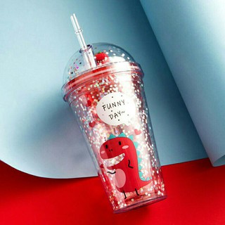 Bình Nước Hình Khủng Long 500ml Siêu Cute