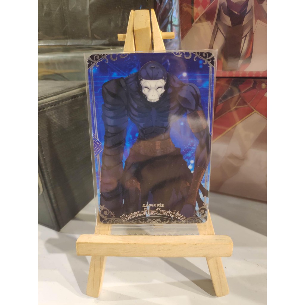 Thẻ bài bánh xốp Fate Grand Order FGO Hassan N - Tặng bọc bài nhựa bảo quản