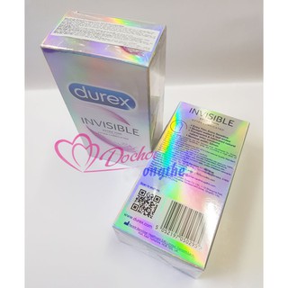 [BAO CAO SU SIÊU MỎNG]  - DUREX INVISIBLE EXTRATHIN - 10 CÁI