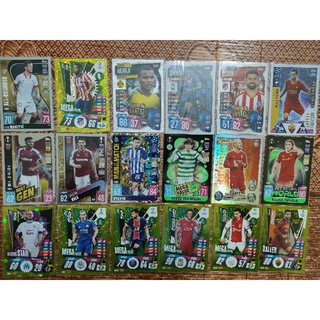 Thẻ Cầu Thủ Bóng Đá Tự Chọn Match Attax Các Mùa Giải UCL ( Thẻ Insert )