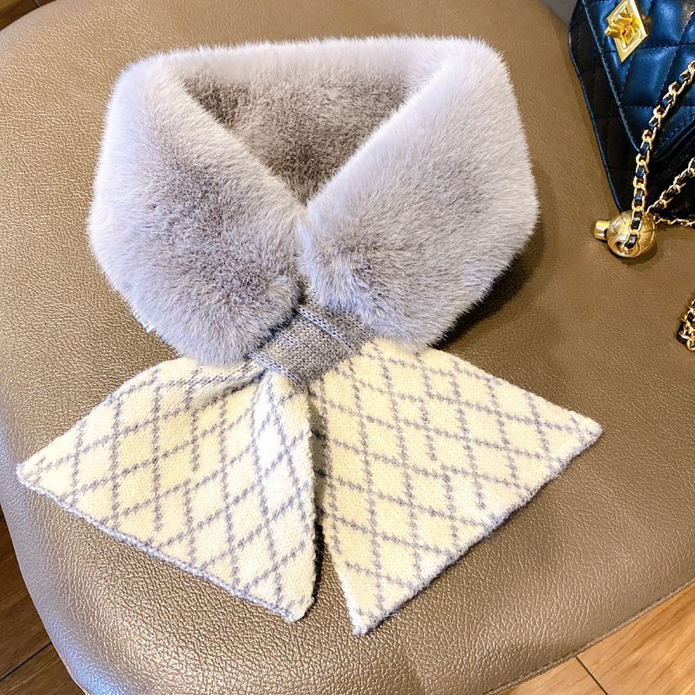 Khăn choàng cổ vải lông dày giữ ấm mùa đông nhiều màu lựa chọn dễ thương