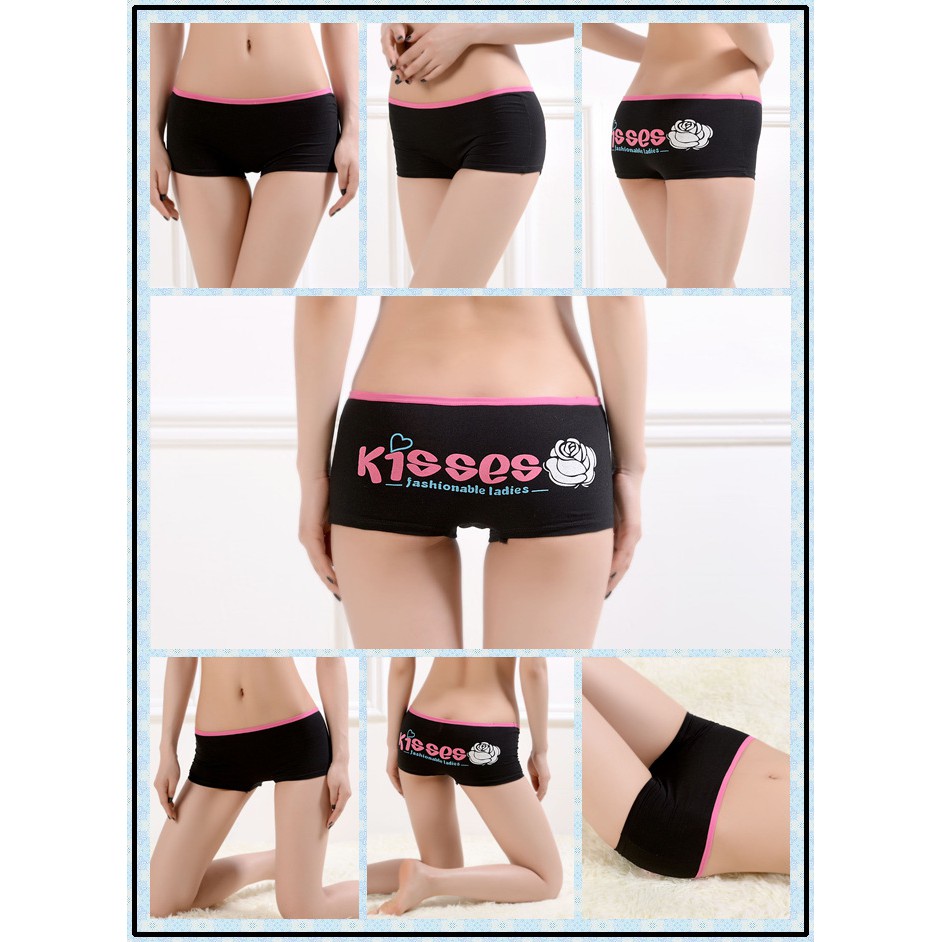 Quần Lót Boxer Nữ Kisses - Quần Lót Đùi Mặc Váy