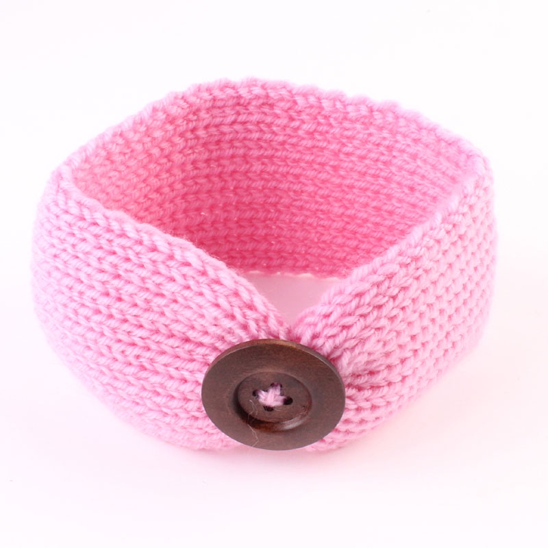 Băng Đô Đan Len Dễ Thương Cho Bé Gái