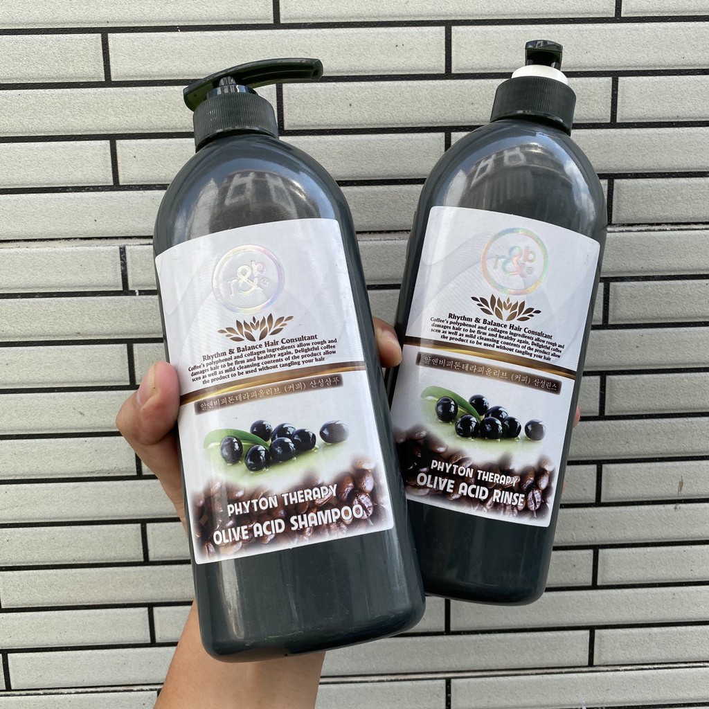 Dầu gội chăm sóc tóc R&B Olive Acid Shampoo Coffee - 600ml