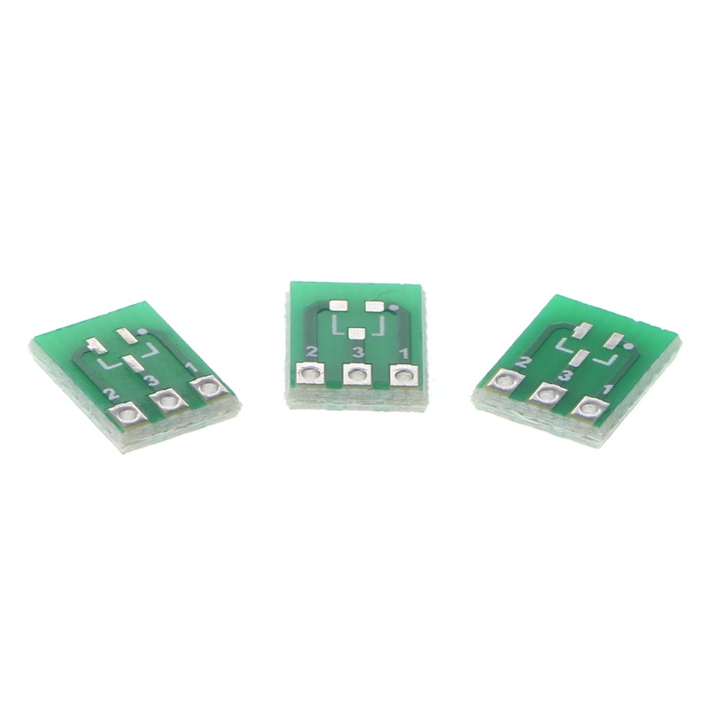 Bộ 10 Bảng Mạch Chuyển Đổi Hai Mặt SMD SOT23-3 Sang DIP SIP3 DIY
