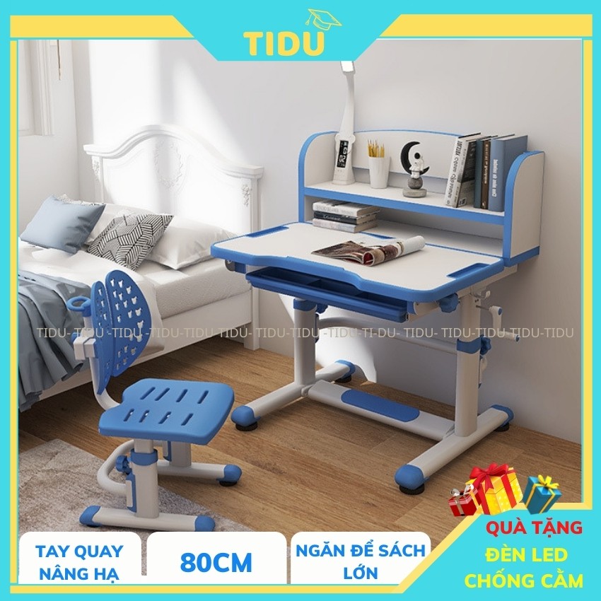 bộ bàn ghế thông minh bàn học chống gù chống cận Tidu R9 kích thước 60x80cm