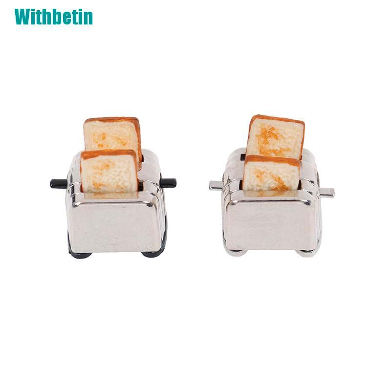 Mô Hình Máy Nướng Bánh Mì Mini Tỉ Lệ 1: 12 Trang Trí Nhà Búp Bê